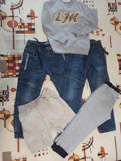Пакет вещей на мальчика 3-4 г. (Штаны, джинсы, реглан, шорты