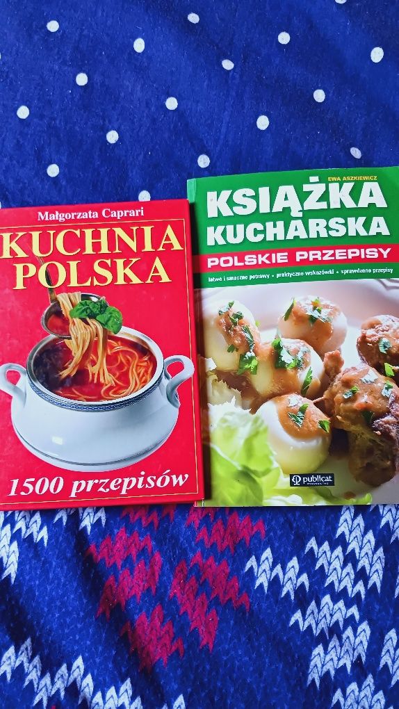 Dwie książki kucharskie Kuchnia polska