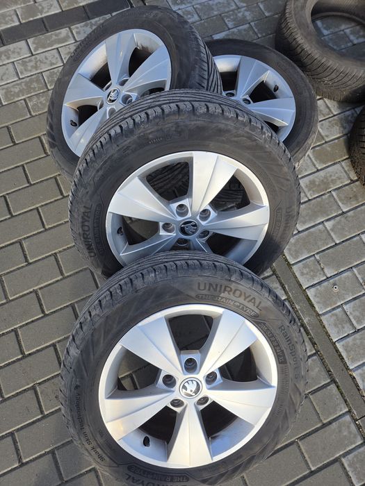 Komplet kół UNIROYAL Rainsport 5 205/55 R16 5x112 Skoda Vw Audi Seat