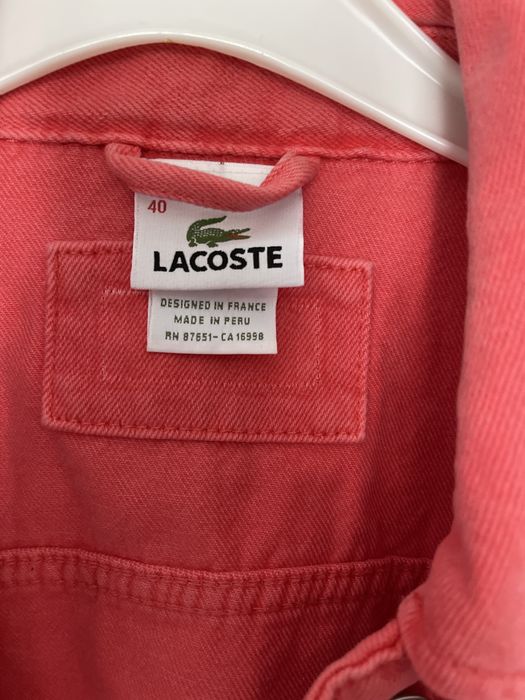 Джинсовая куртка Lacoste