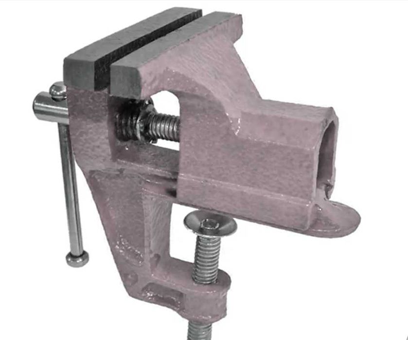 Лещата слюсарні 100 125 150 200мм поворотні тиски верстатні Нові