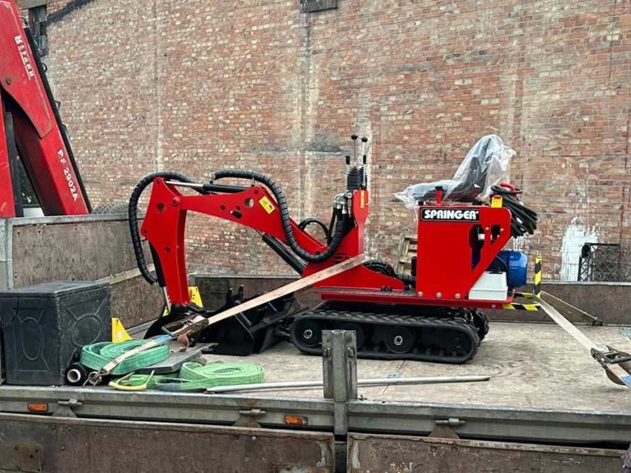 Nowa Elektryczna Minikoparka Mikro koparka Springer-E 400 V 5,5 kW