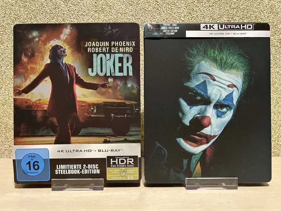 Steelbook 4K Ultra  Blu-ray Бегущий по лезвию 1-2/Джокер 1-2/Веном 1-2