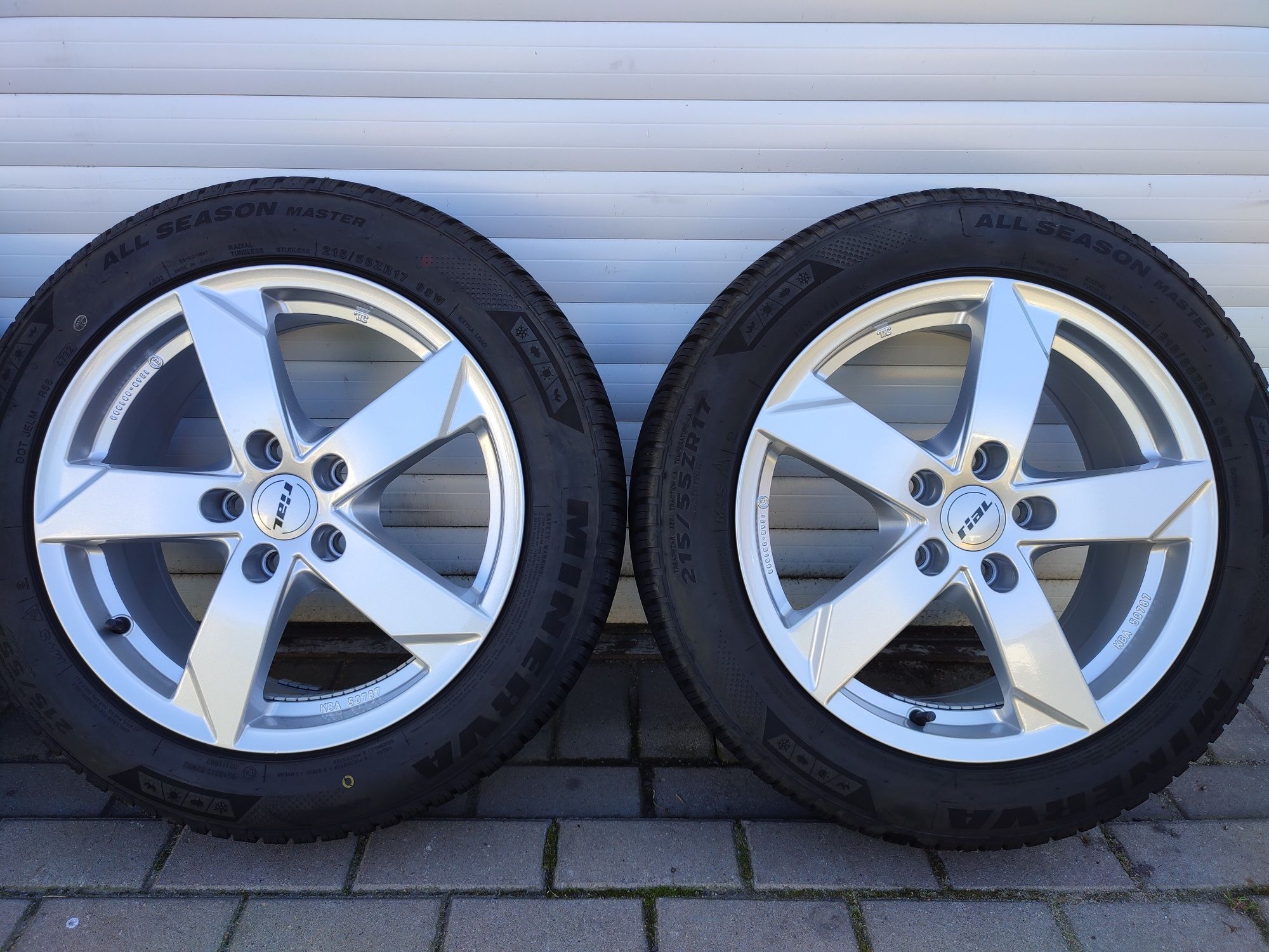 Felgi aluminiowe Rial 17", 5x120 , Opel, jak NOWE, (nr 18)