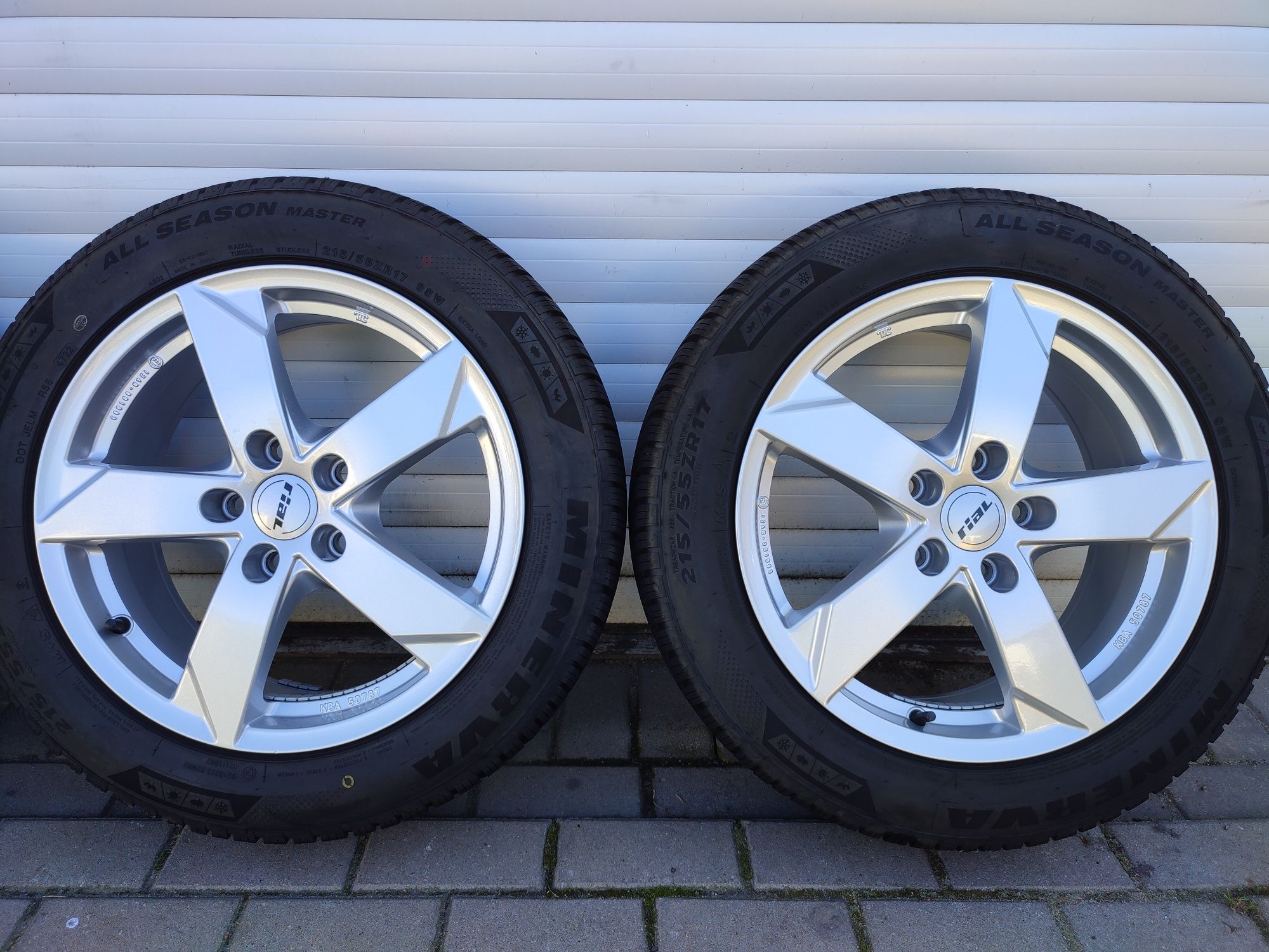 Felgi aluminiowe Rial Kodiak 17", 5x120 , Opel, jak NOWE, (nr 18)