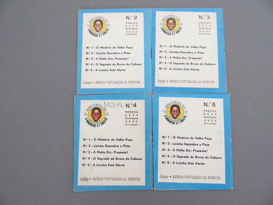 Mini Livros Cinco Brancos e Um Preto, APR