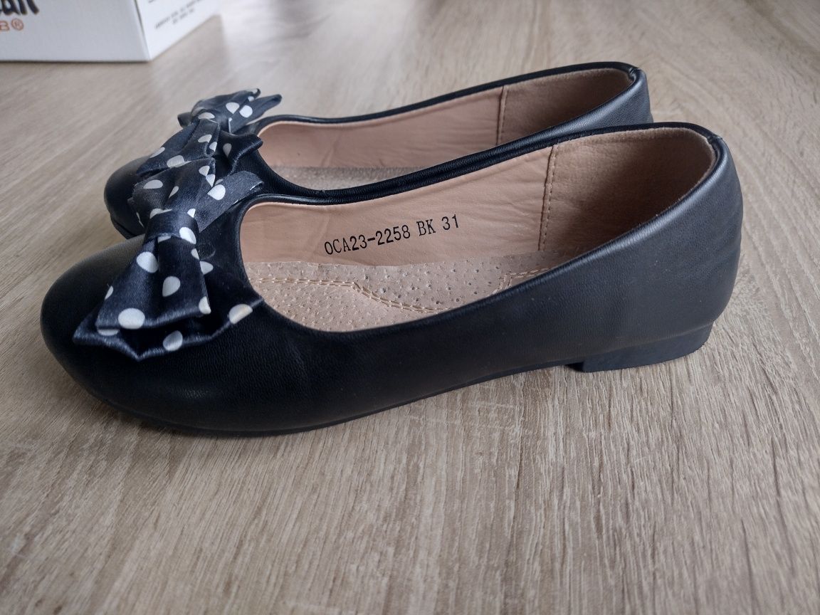 Balerinki czarne 30 / 31