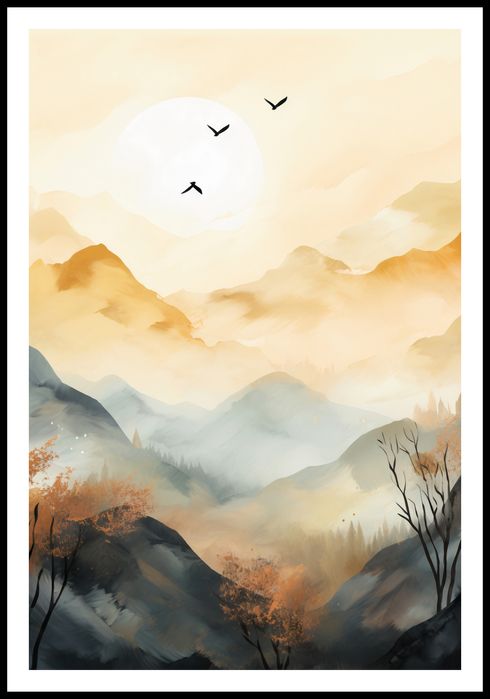 Plakat 67,5x100cm Zorza Świtania