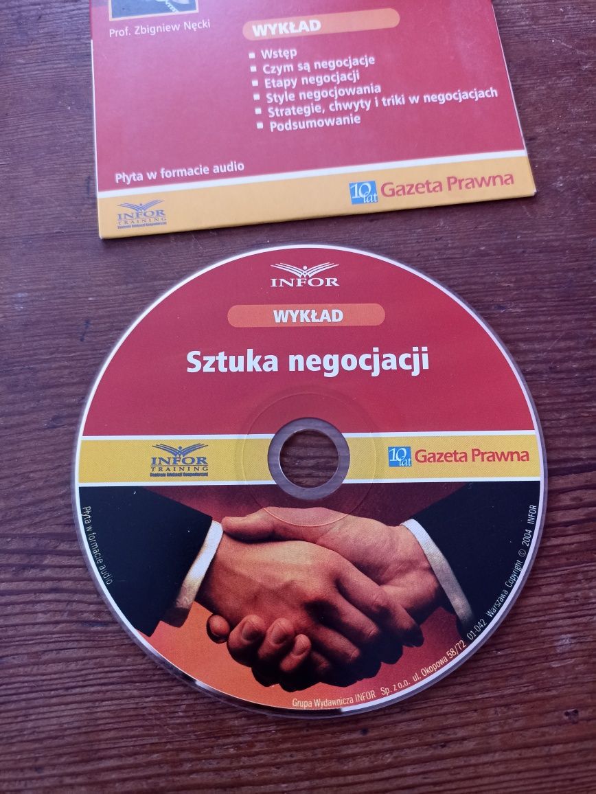 Prof. Zbigniew Nęcki: Sztuka negocjacji Wykład, płyta cd