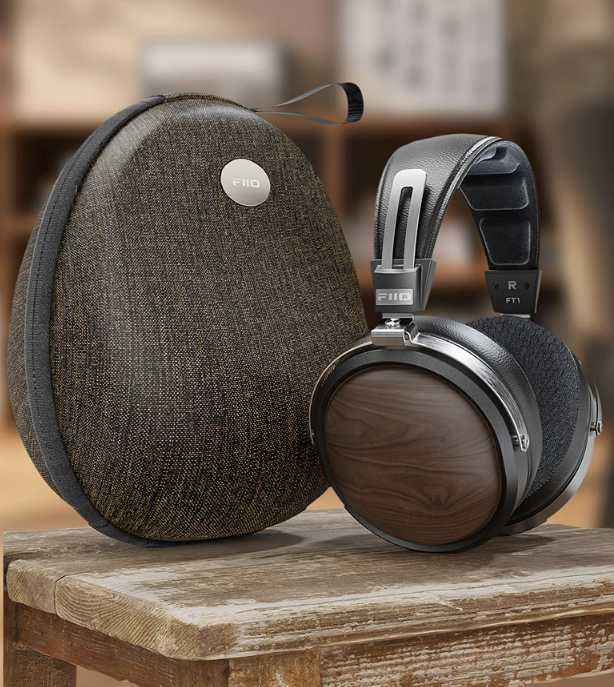 Проводные наушники FiiO FT1 Hi-Fi. Драйвер 60мм. Диафрагма Nanowood