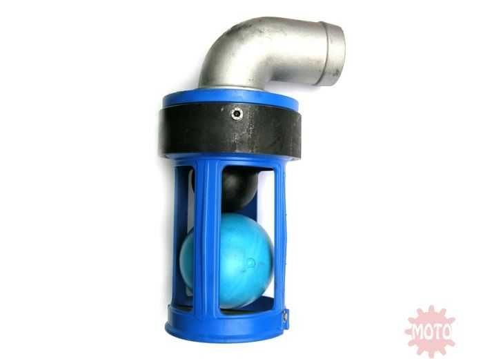 zawór przelewowy dwukulowy aluminiowy 3' do beczkowozu