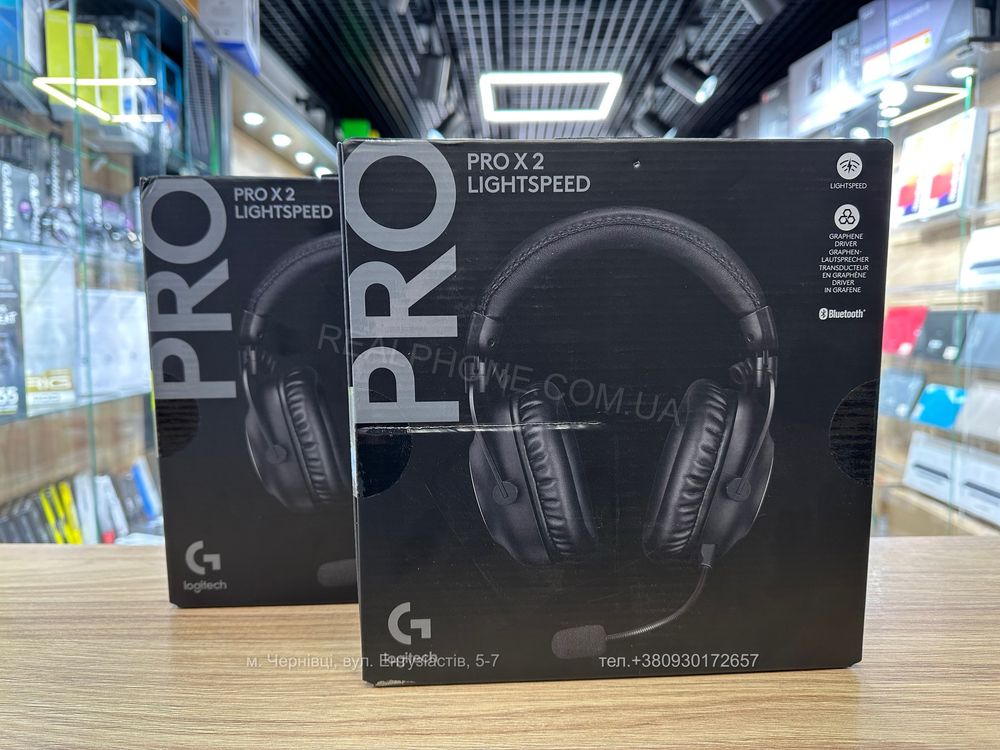 Навушники Logitech G Pro X 2 Lightspeed Black (981-001263)