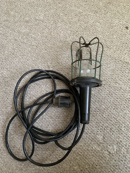 Lampa warsztatowa  PRL