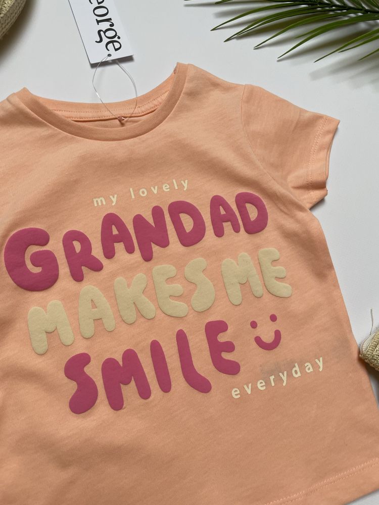 86-92 George bawełniana koszulka tshirt dziadek grandad makes me smile