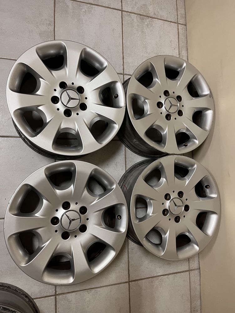 Jantes 16” 5x112 Originais Mercedes w203 c280 c350 classe c, 190 w124