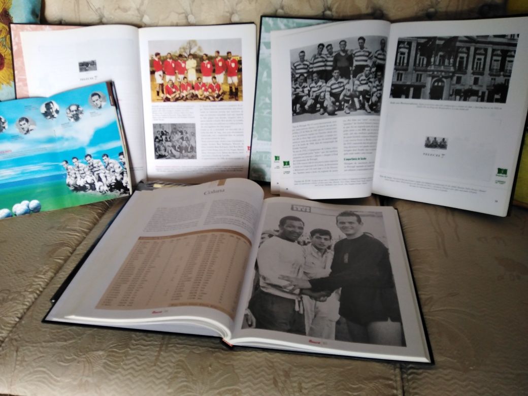 5 Livros sobre Futebol. Benfica, Sporting e Porto