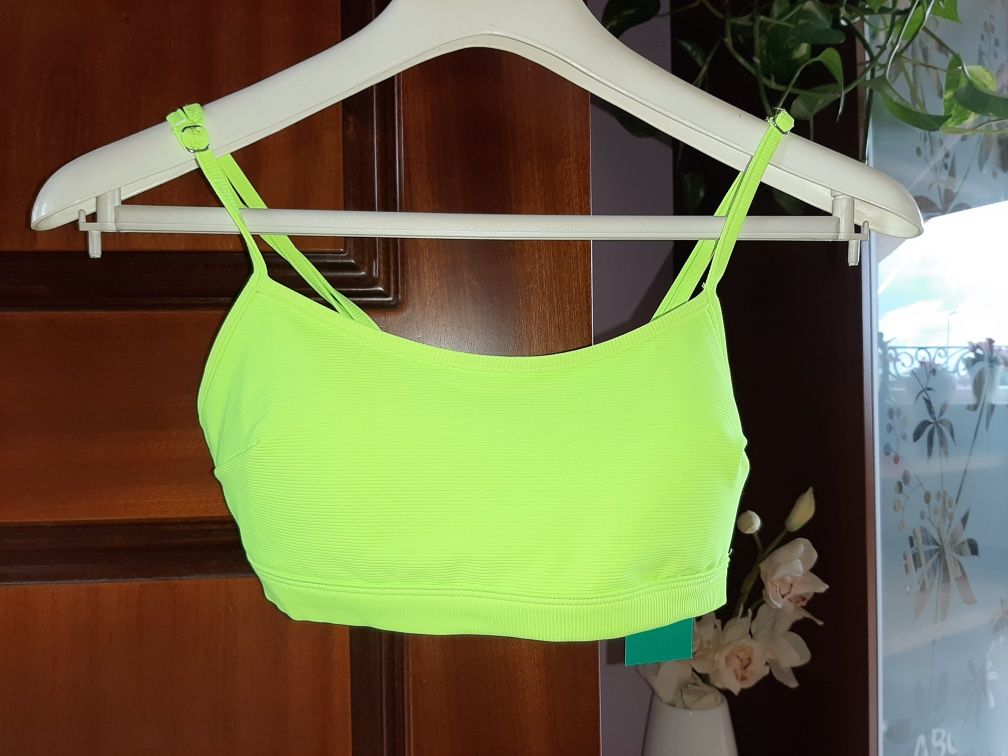 Nowy Top fluo zielony firmy H&M rozmiar 38, 75B