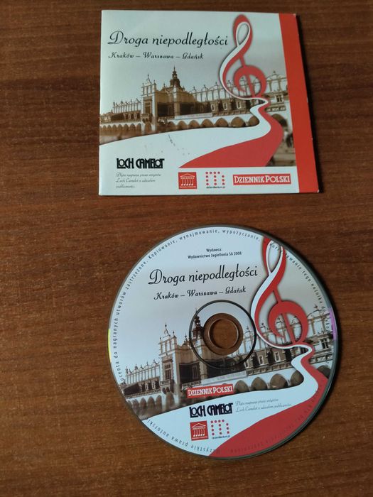 Droga niepodległości Kraków - Warszawa - Gdańsk Loch Camelot płyta CD