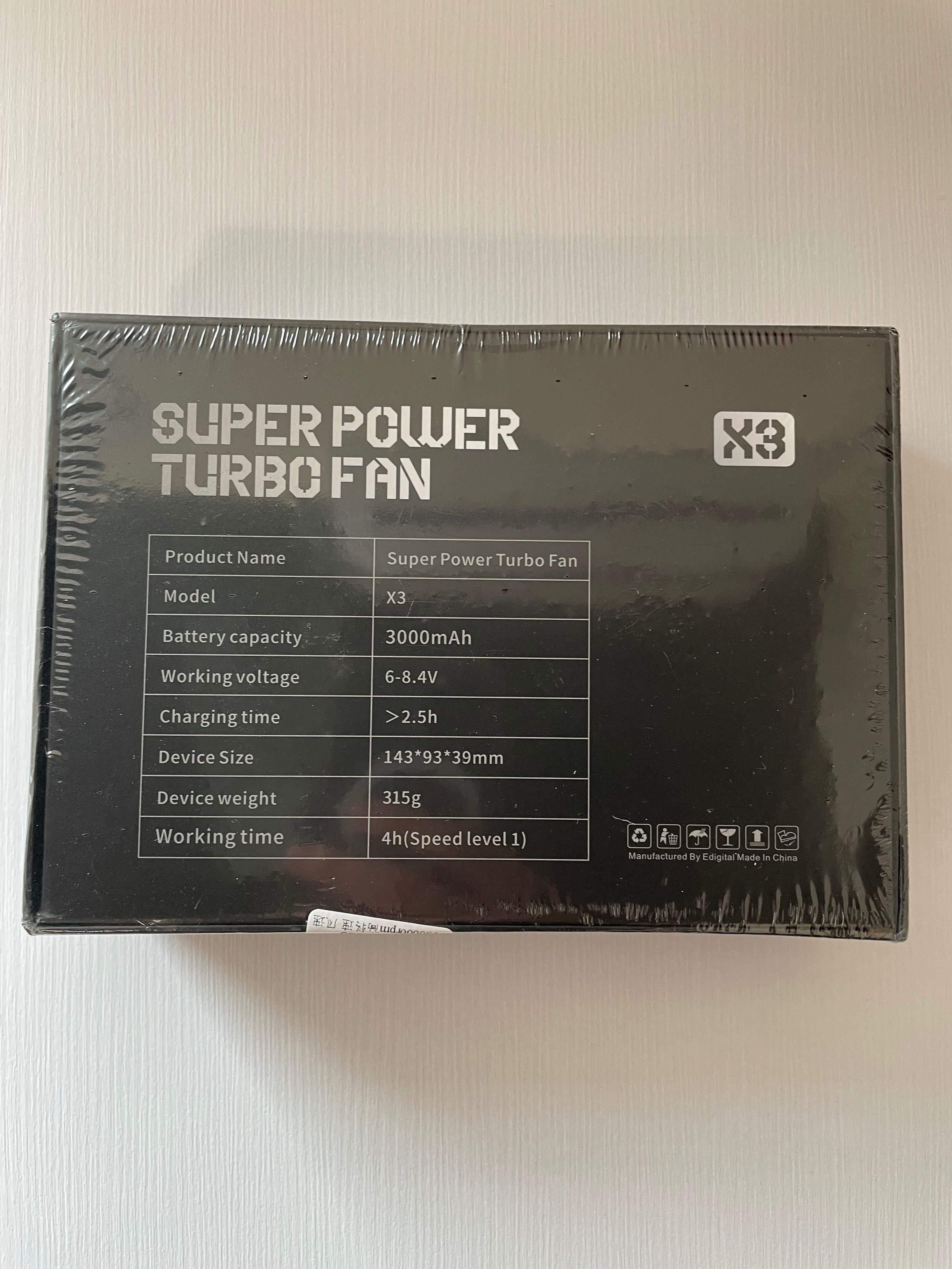 Super power turbo fan X3 / Turbo jet x3