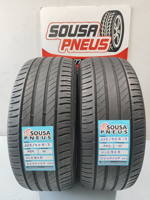 2 pneus semi novos 225-50R17 Kleber - Oferta dos Portes