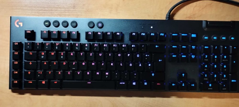 Klawiatura mechaniczna Logitech g815 Clicky QWERTZ