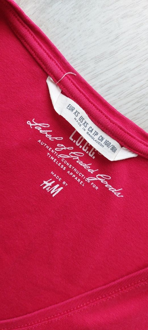 Bluzka różowa H&M