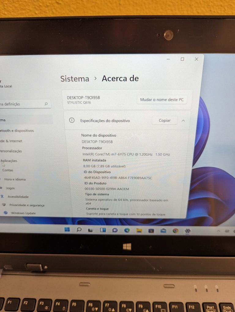 PC híbrido com Windows 11