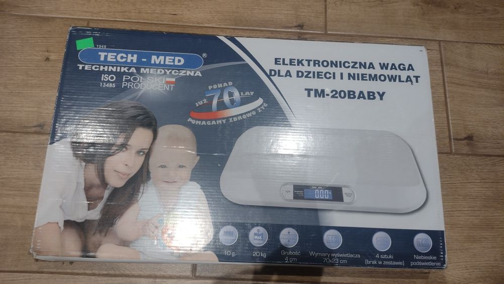 Elektroniczna waga dla dzieci i niemowląt TECH-MED