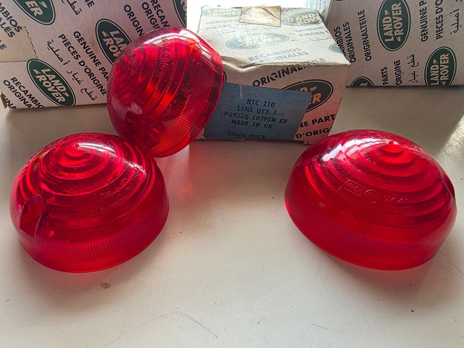 Land Rover Serie II, IIa e III lentes de stop e piscas