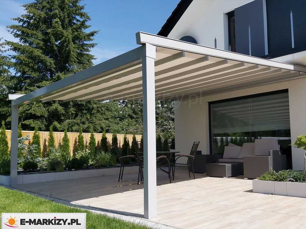 Pergola tarasowa zadaszenie altana wiata na taras do ogrodu Square