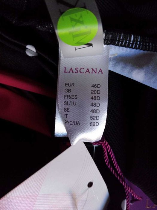 WIRE TANKINI - Бікіні-топ LASCANA в горошок синього кол.-р 52-54/20 D