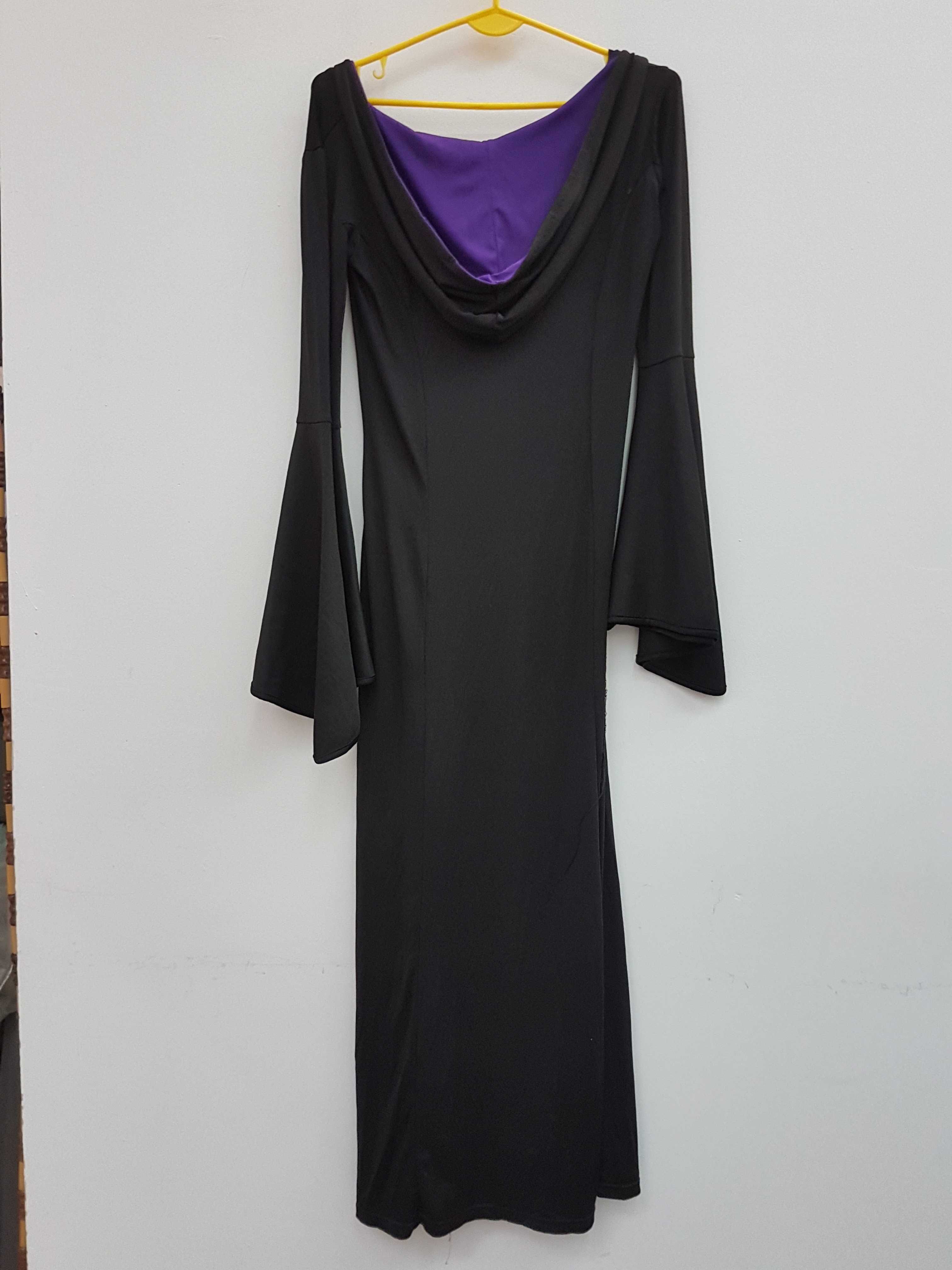 Strój karnawałowy sukienka czarownica wiedźma rozmiar S/M A526