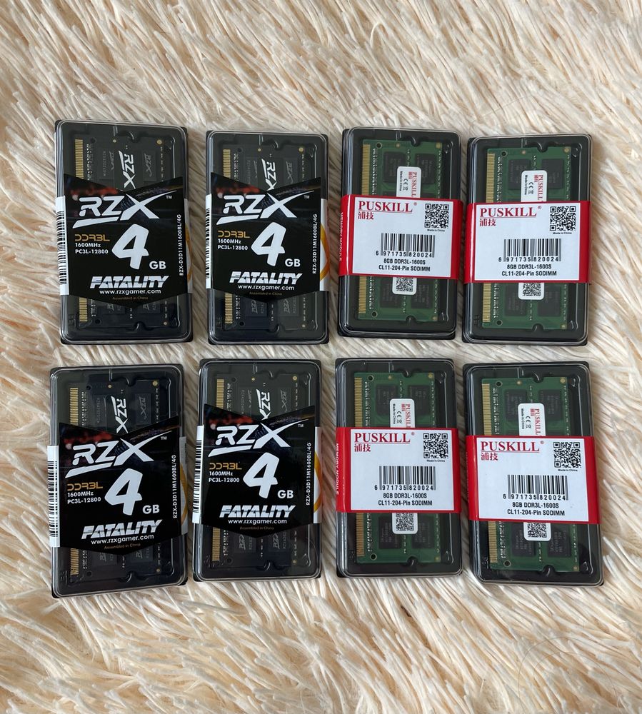 DDR3L 4 gb 8 gb 1600Mhz Оперативная память  SoDimm Ноутбучная Ноут