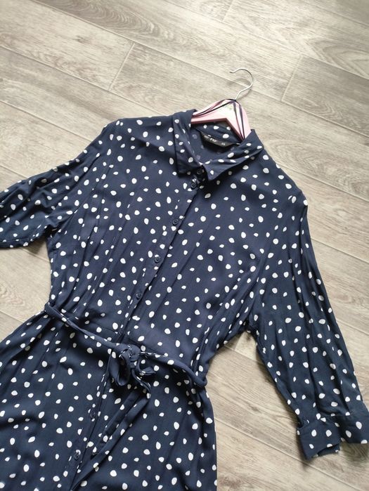 Щільна довга сукня сорочка великого розміру