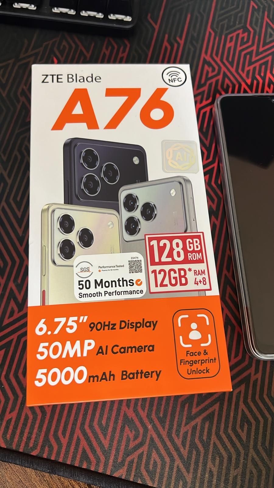 ZTE A76 128GB - Como novo
