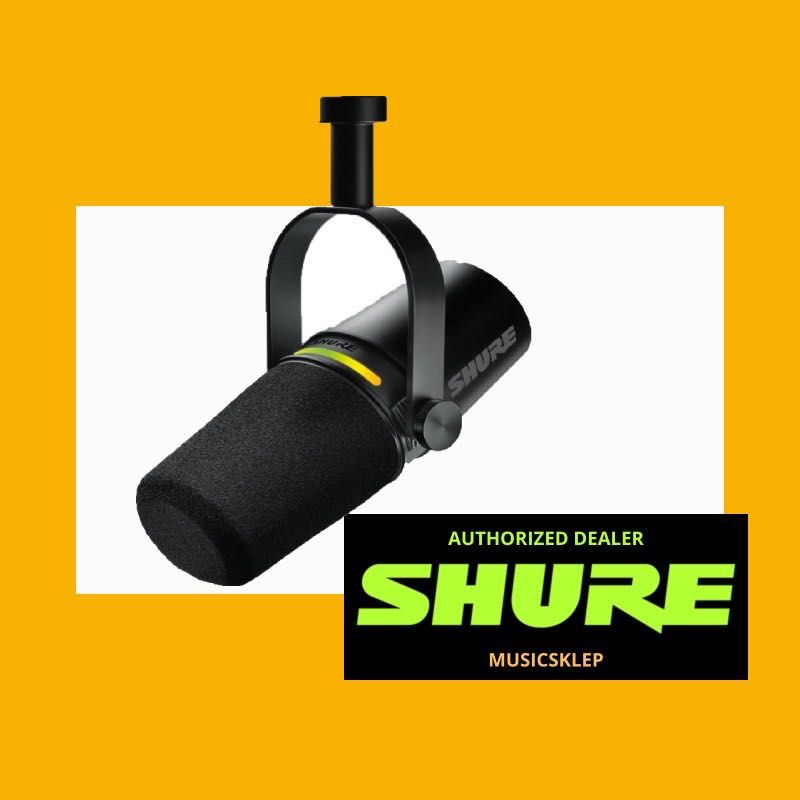 SHURE MV7+ mikrofon nagrywanie podcast streaming