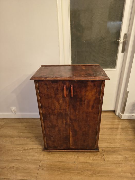 Szafka retro vintage na buty dąb PRL