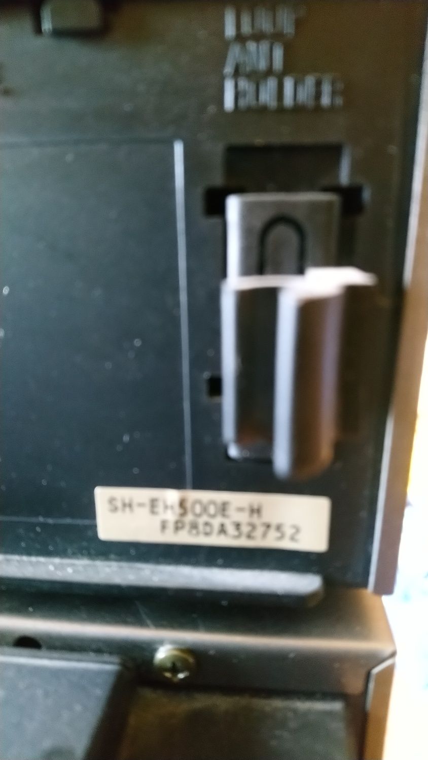Elementy wieży Technics SH-EH 500 - Błąd F61.