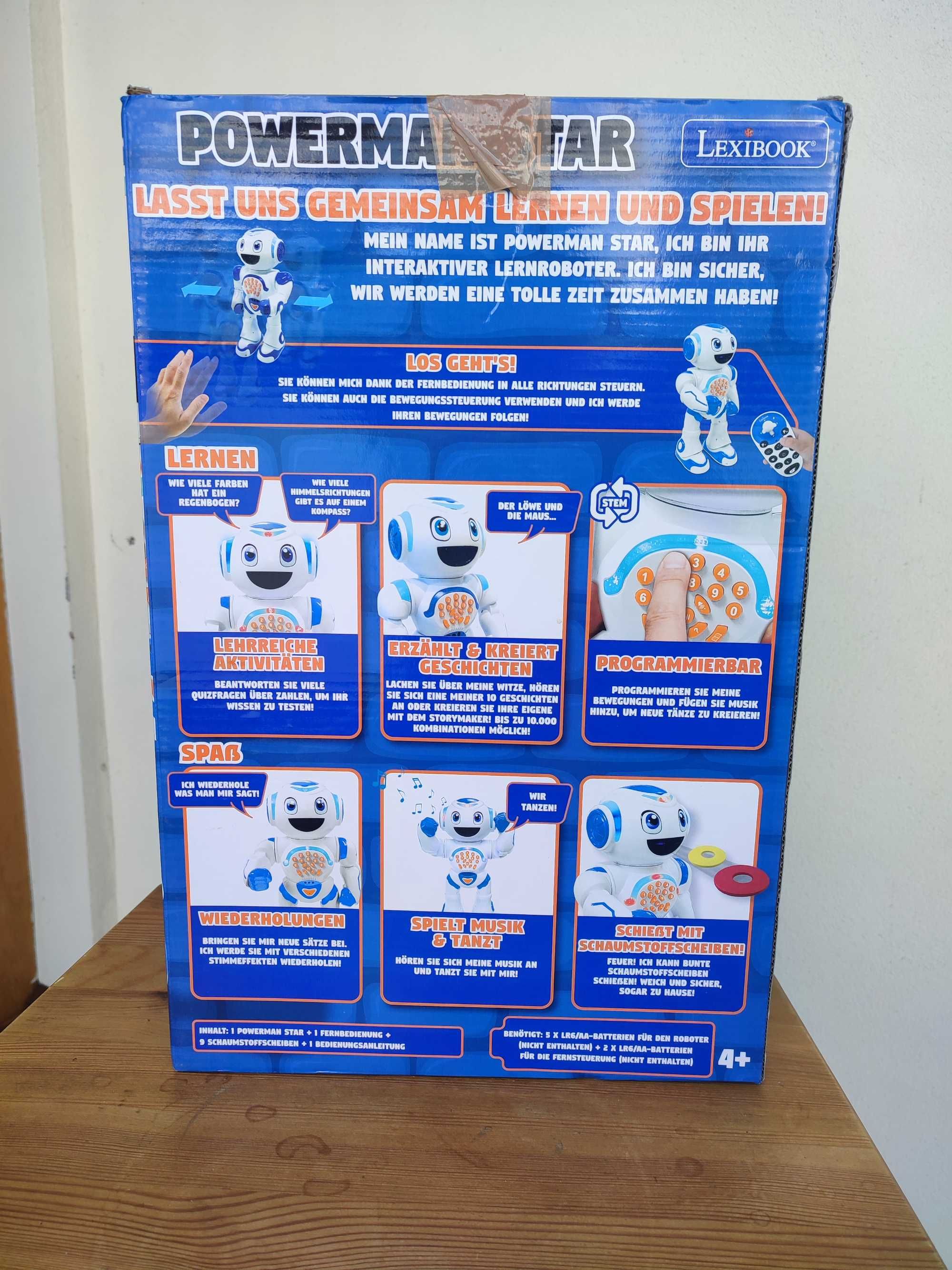 Lexibook Powerman Star Interaktywny Robot Edukacyjny W jęz. niemieckim