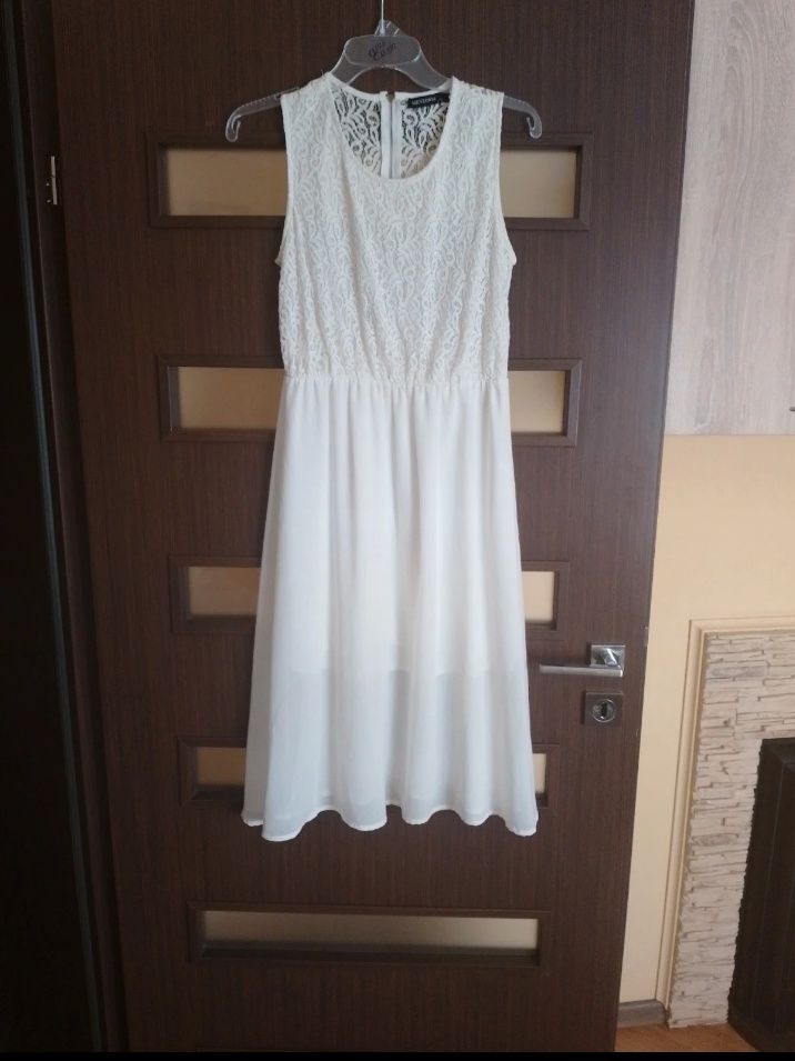Sukienka biała okazjonalna lub na ślub cywilny