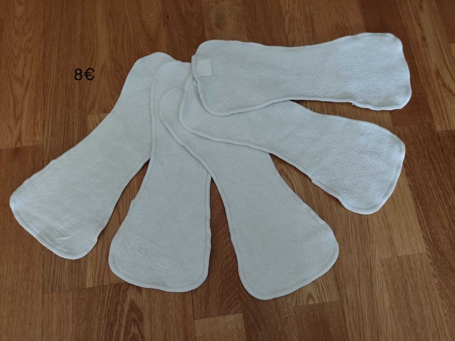 Absorventes para fraldas reutilizáveis