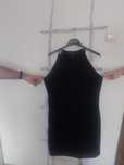 Czarna sukienka z dekoltem halter M