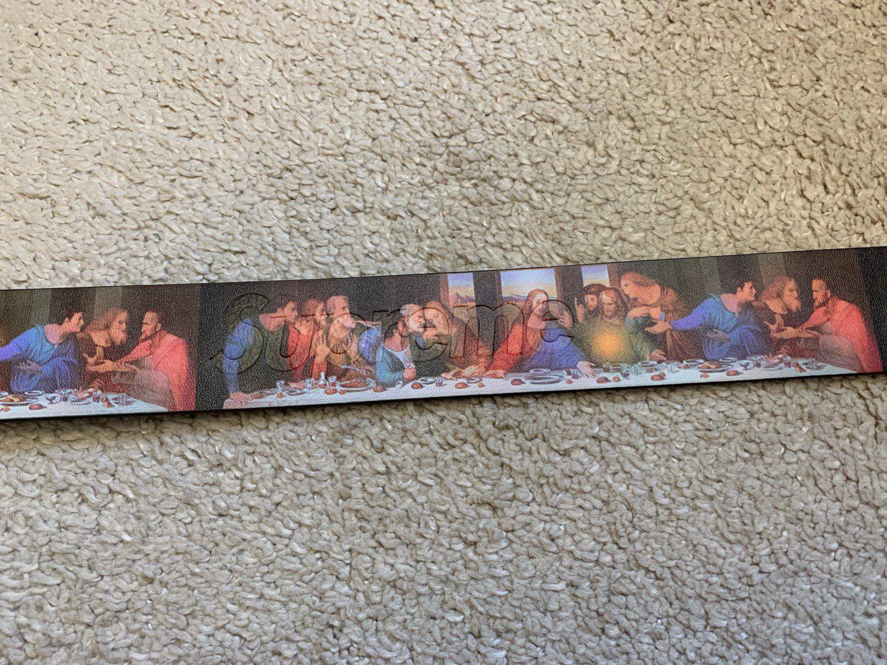 SUPREME Belt Суприм ремень тайная вечеря