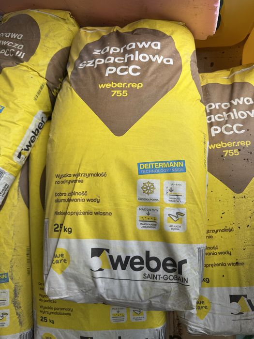 Zaprawa szpachlująca PCC Weber 755 – 6 szt., super cena! RZESZÓW