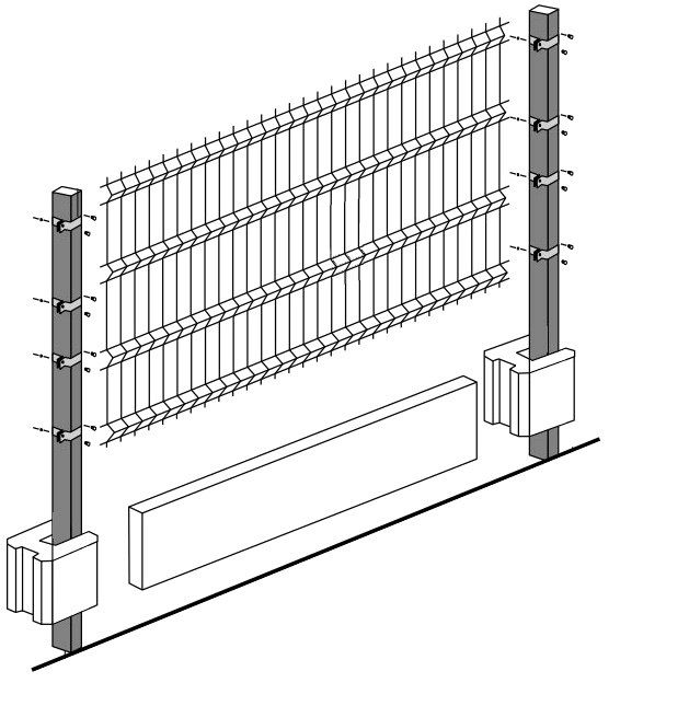 Panel ogrodzeniowy panele z drutu 1,53 4mm OCYNK I RAL WLKP
