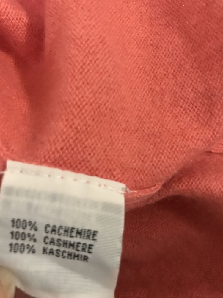 Jodhpur. 100% kaszmir różowy sweter