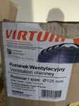 Kominek wentylacyjny 4 SZTUKI blachodachówka wysoki profil VIRTUM125 W