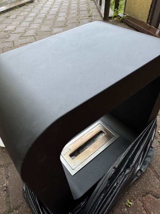 Biokominek wolnostojący czarny