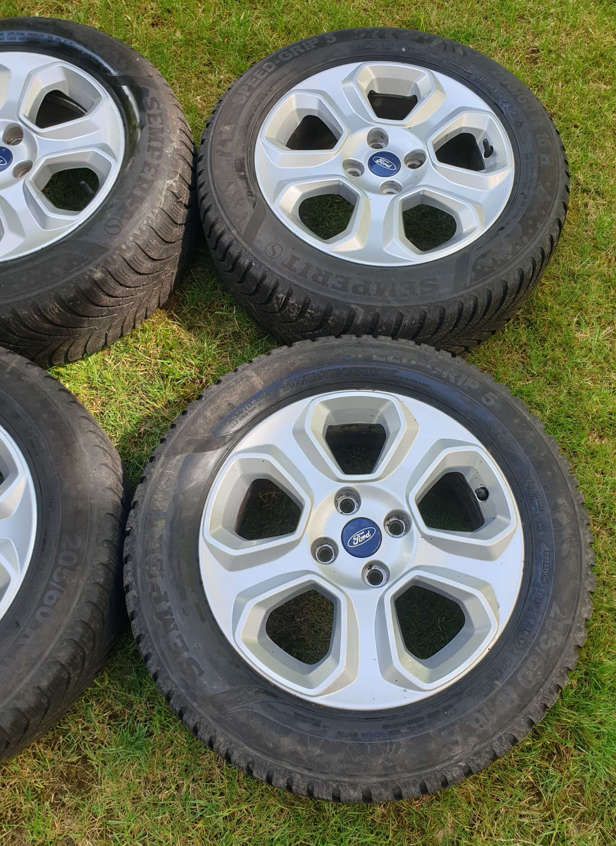 Felgi alufelgi koła Ford 4x108 z oponami 205/60 16R