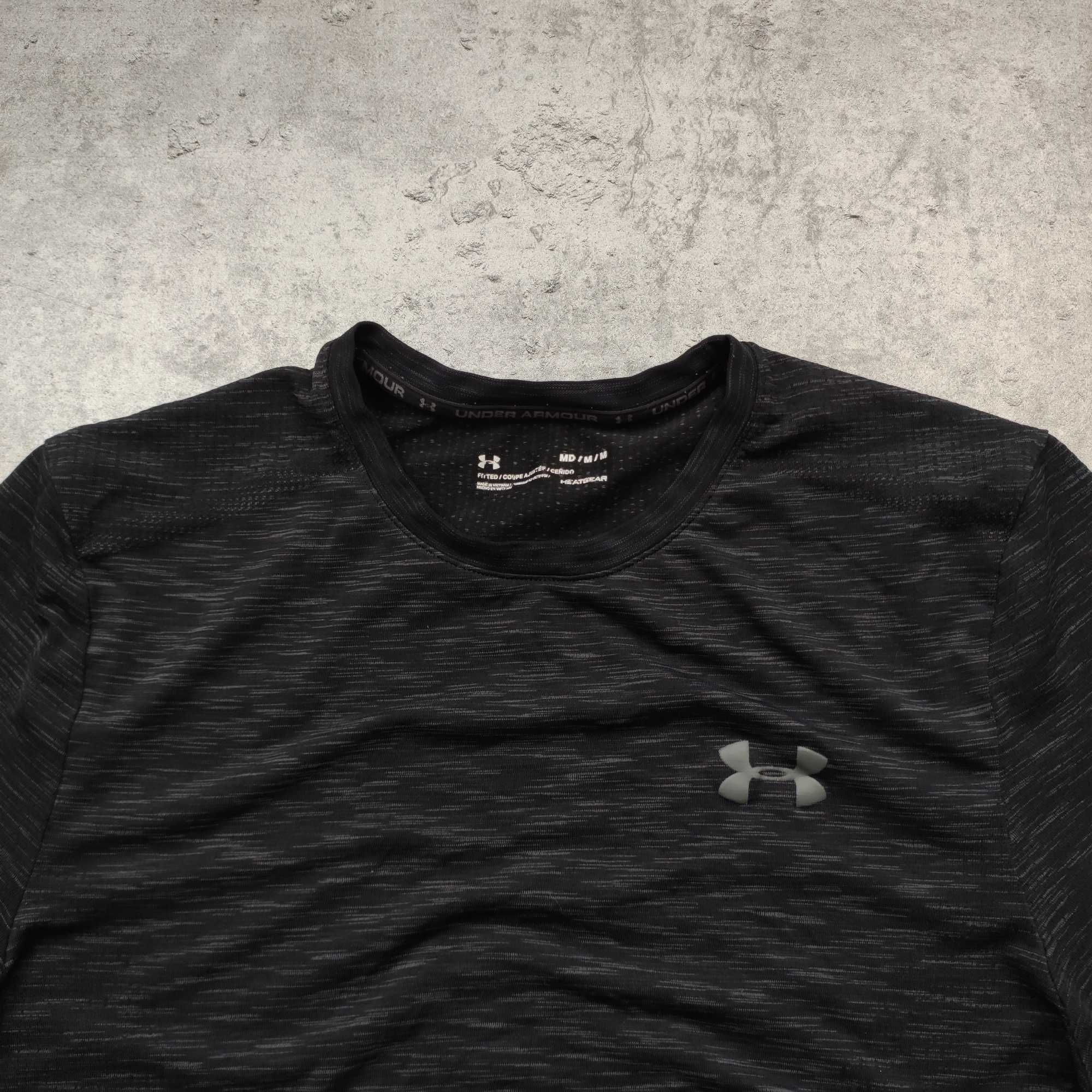 MĘSKA Koszulka Sportowa PREMIUM Heat GEAR Trening Under Armour Gym